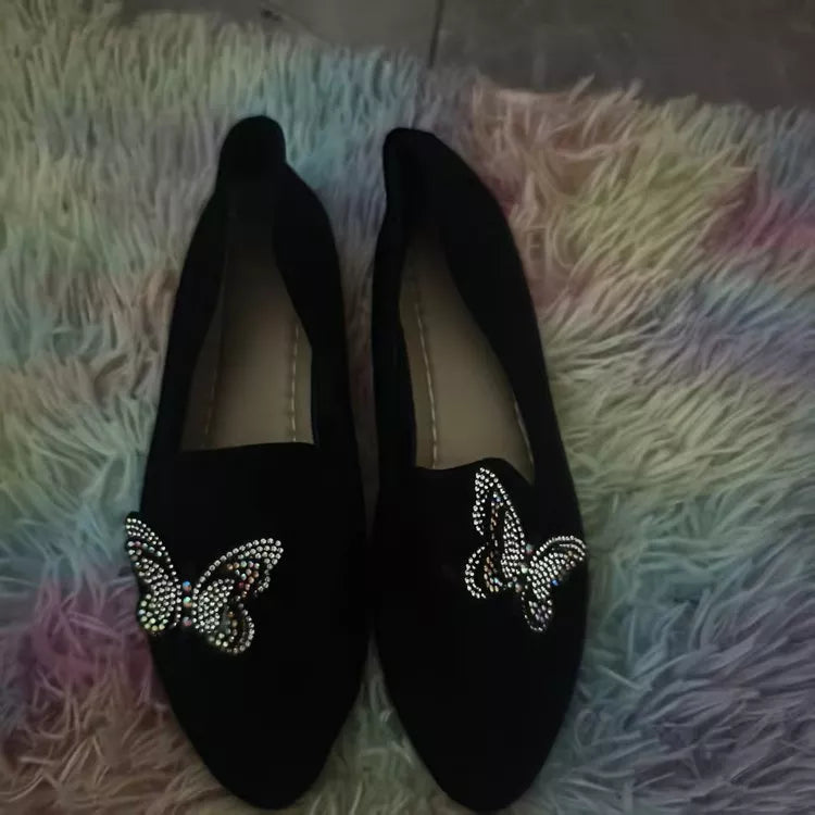 Butterfly Decor Slip-Ons
