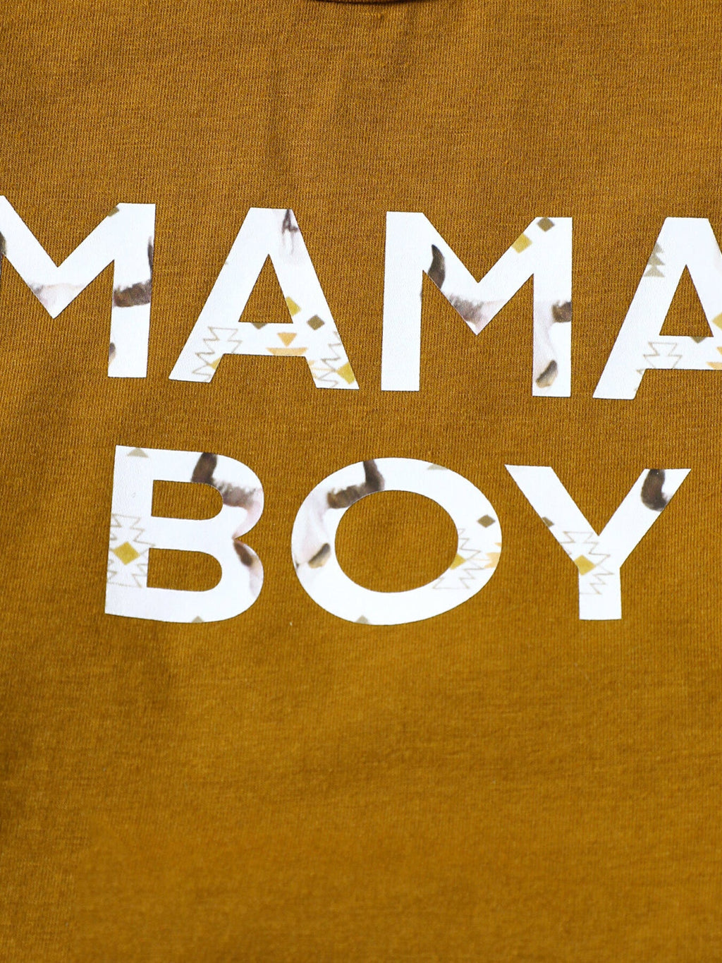 Children's Mama' Boy Graphic Casual Tee and Shorts Set