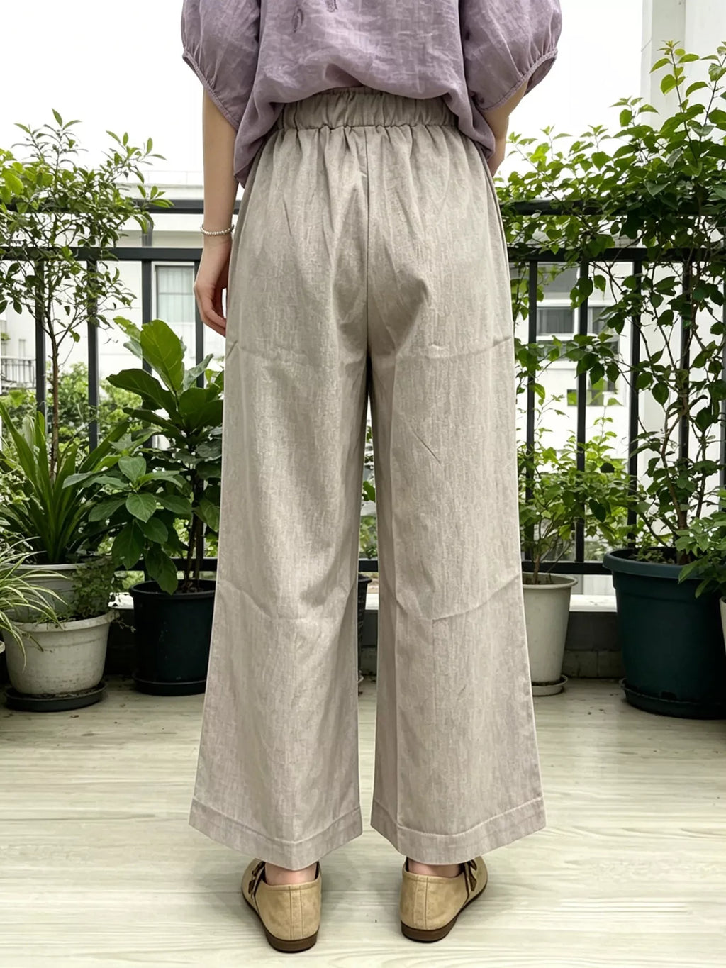 Casual Wide Leg Pants