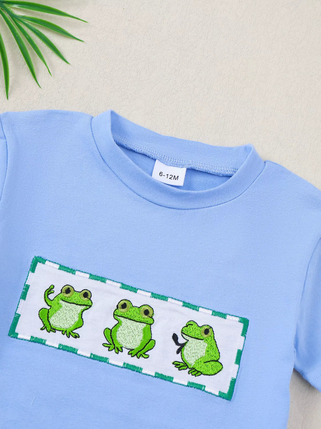 Children's Frog Short Sleeve T-Shirt & Shorts Set