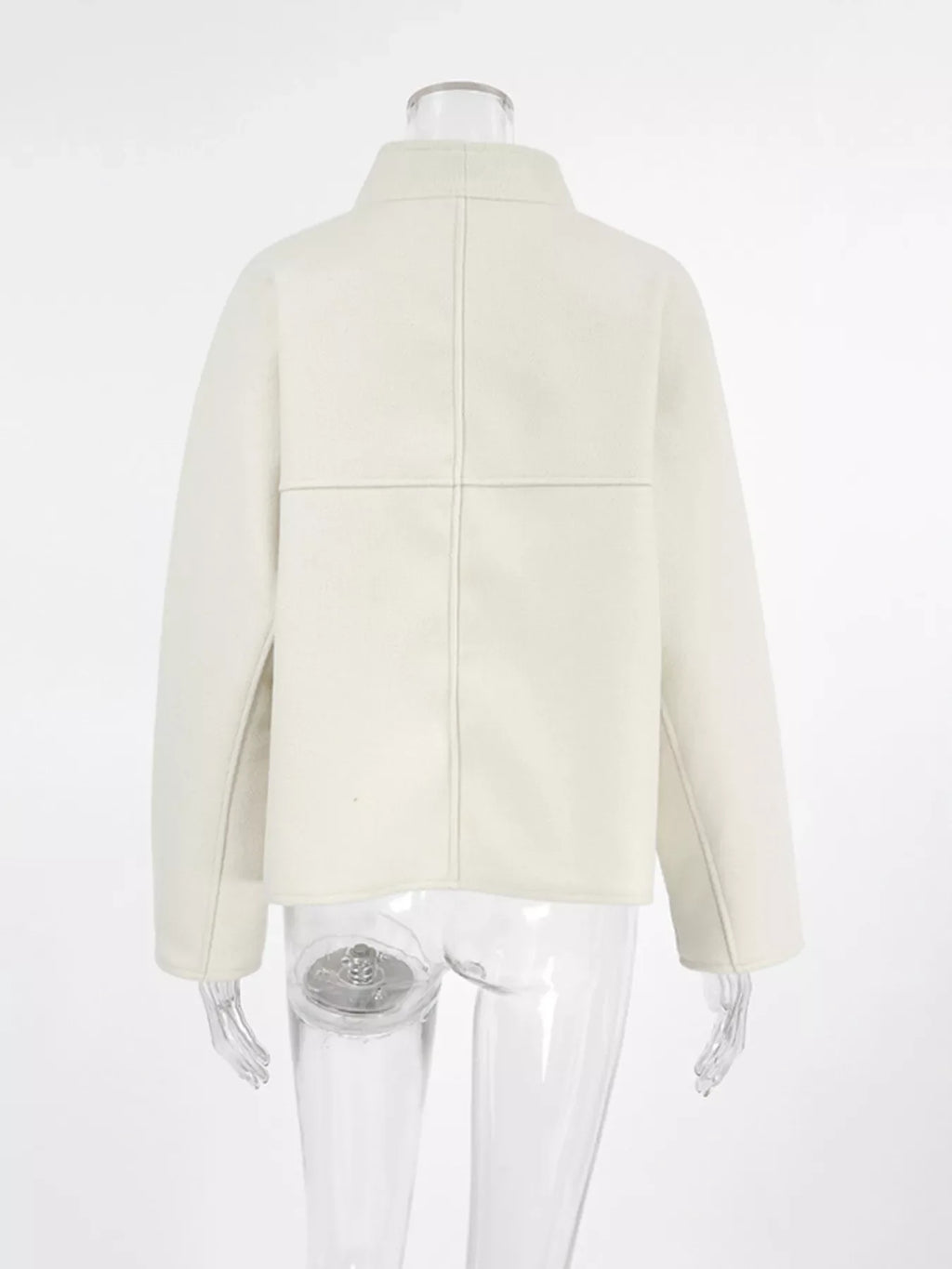 Open Front Dropped Shoulder Outerwear