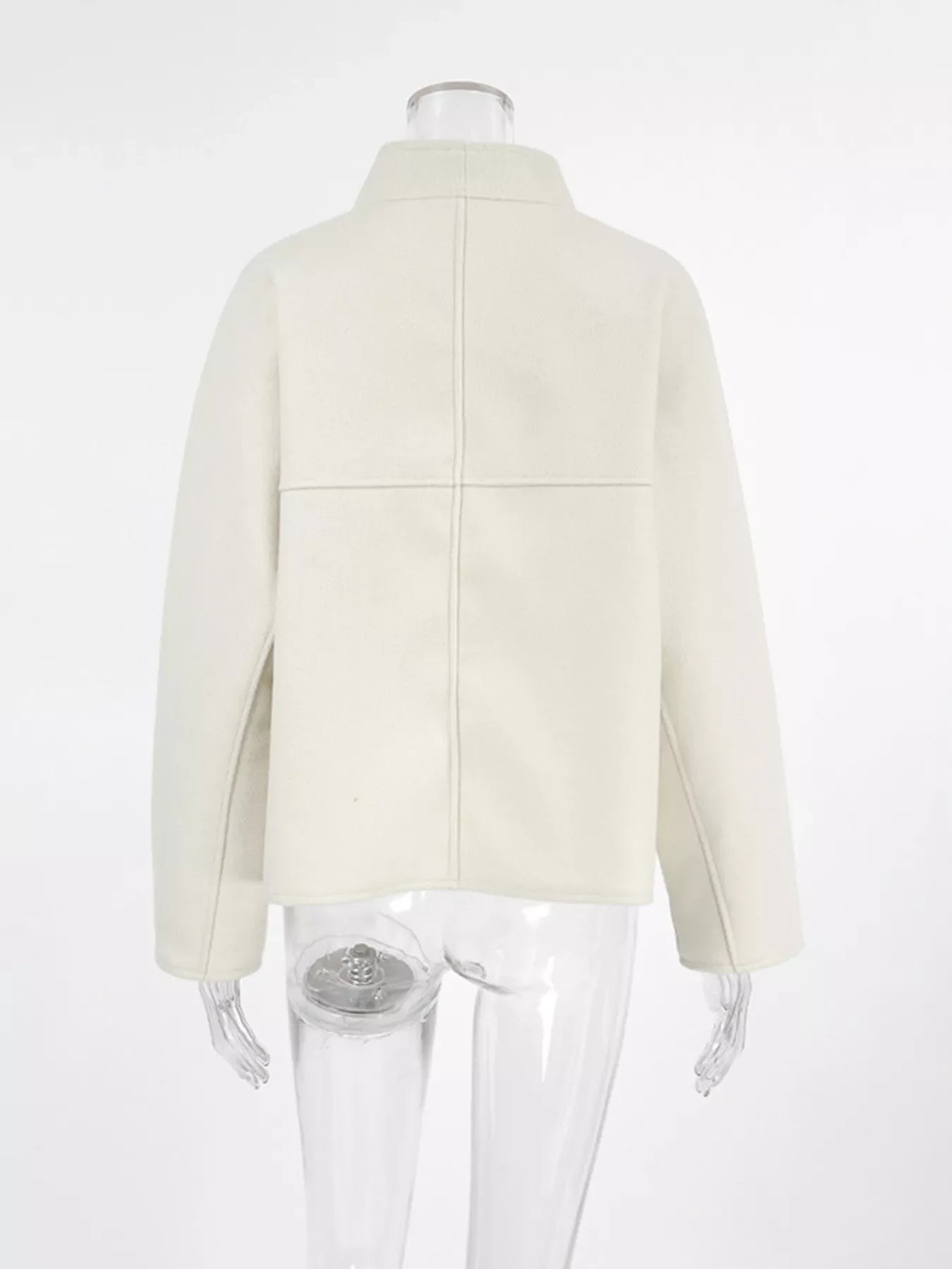 Open Front Dropped Shoulder Outerwear