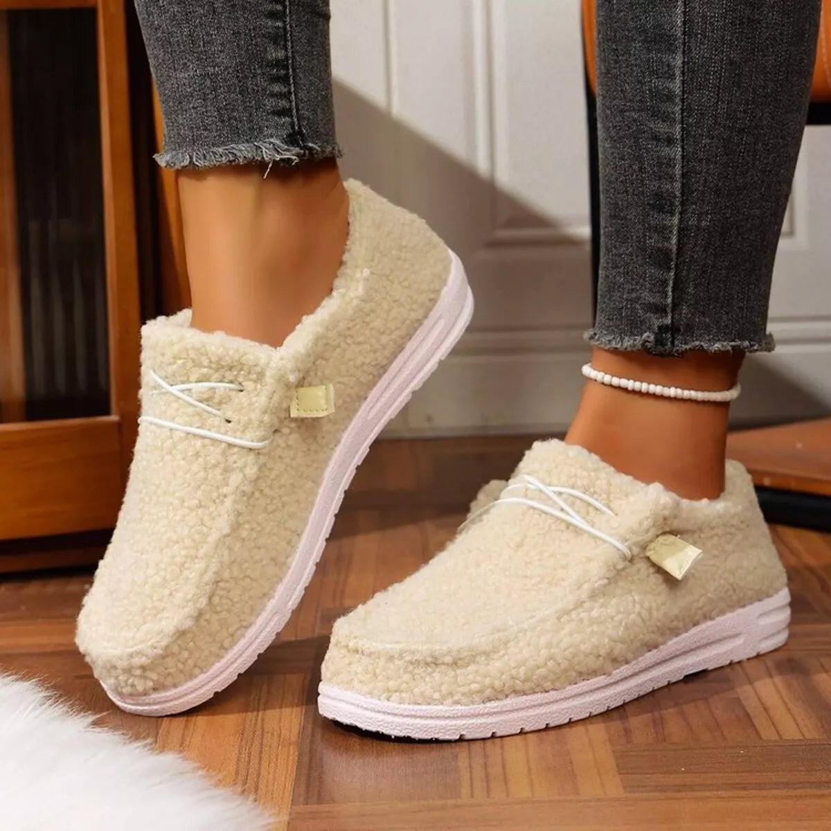 Round Toe Flats Slip-Ons