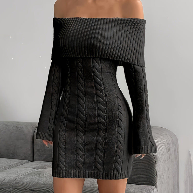 Women’s Off Shoulder Bodycon Dress