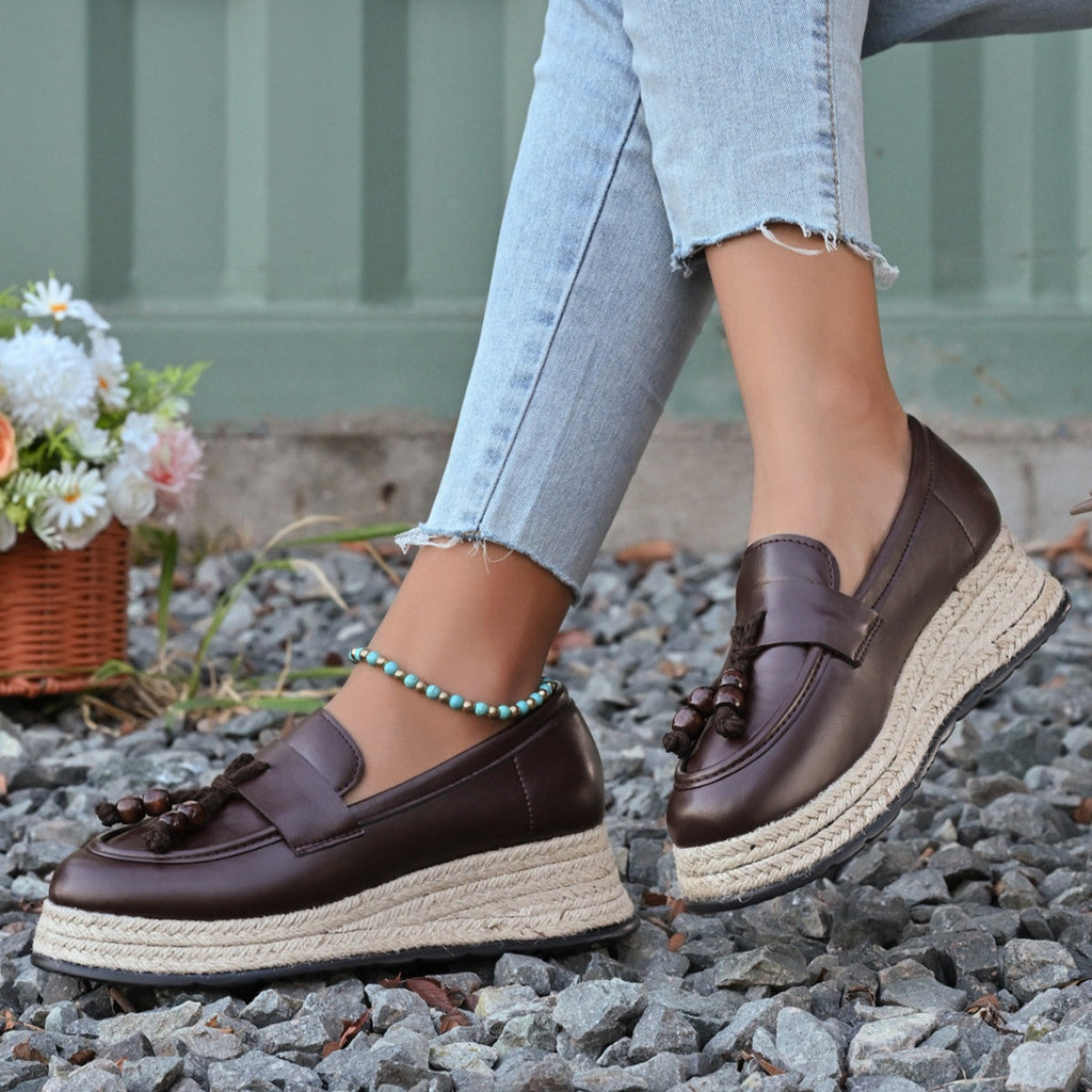 Round Toe Slip-Ons