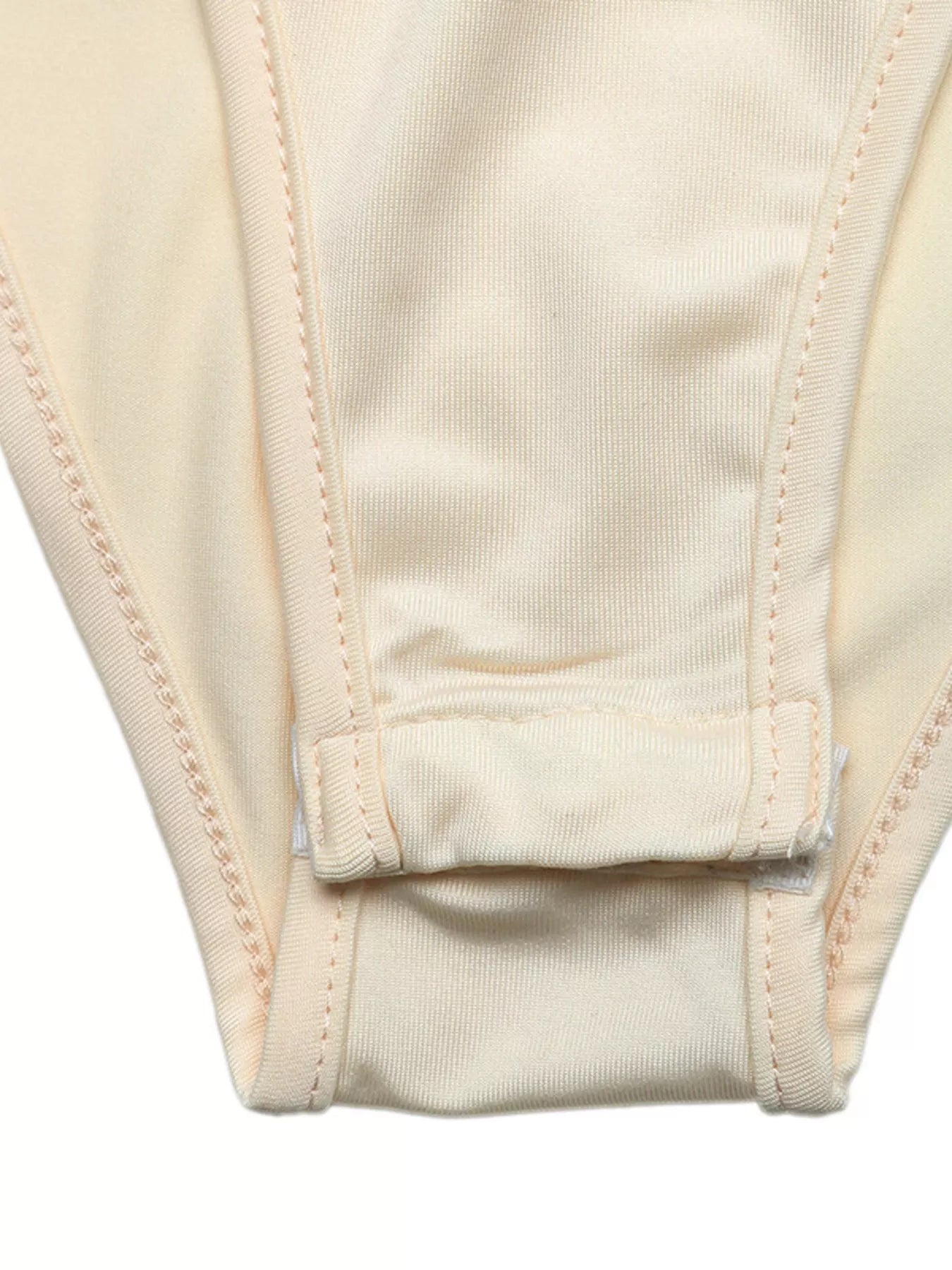 Pearl Trim Satin Bodysuit