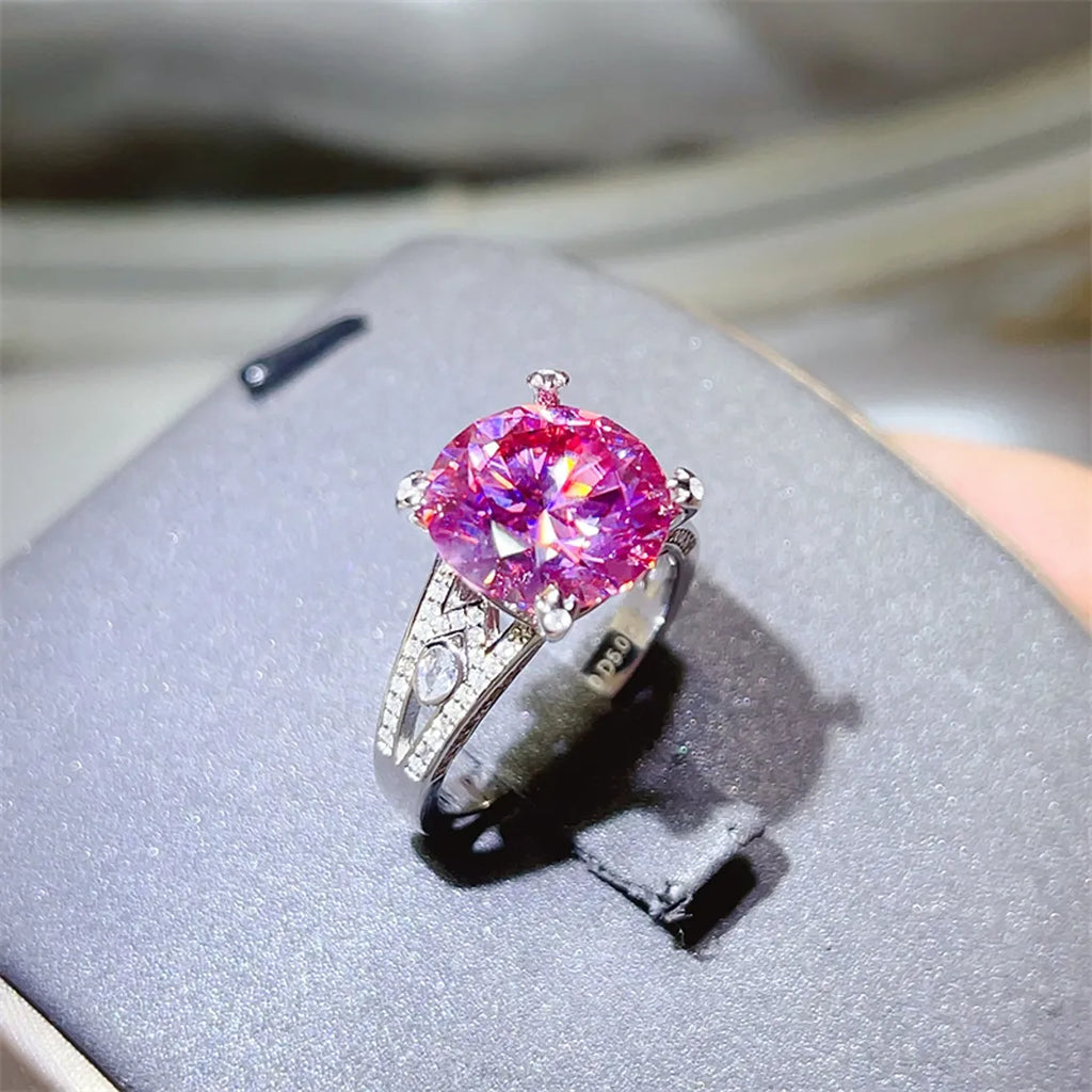 5 Carat Moissanite 925 Sterling Silver Ring