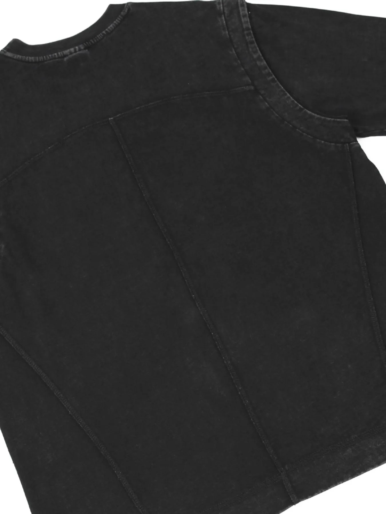 Men's Wash Graphic Round Neck T-Shirt