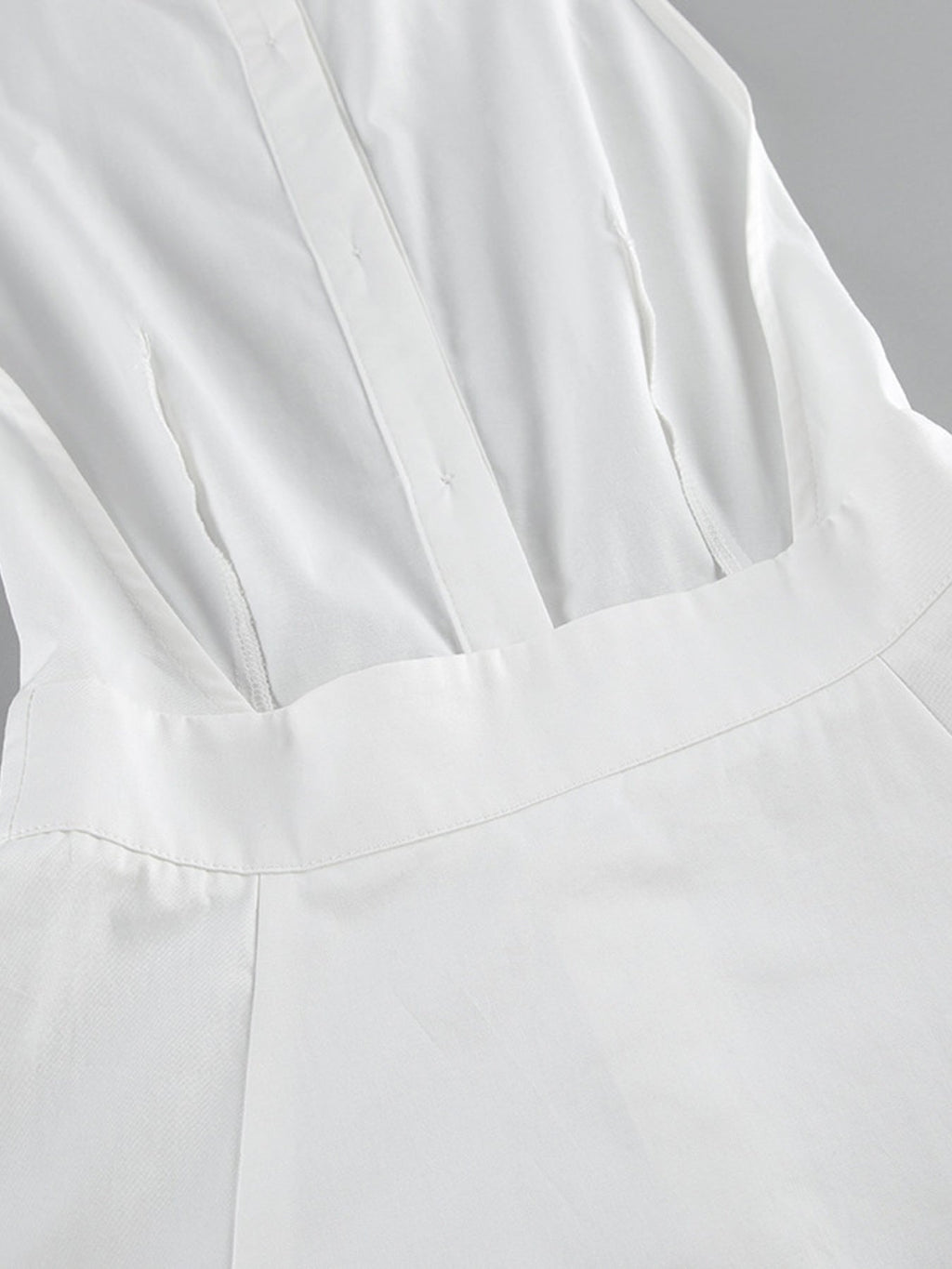 Backless Sleeveless Button Front Maxi Dress