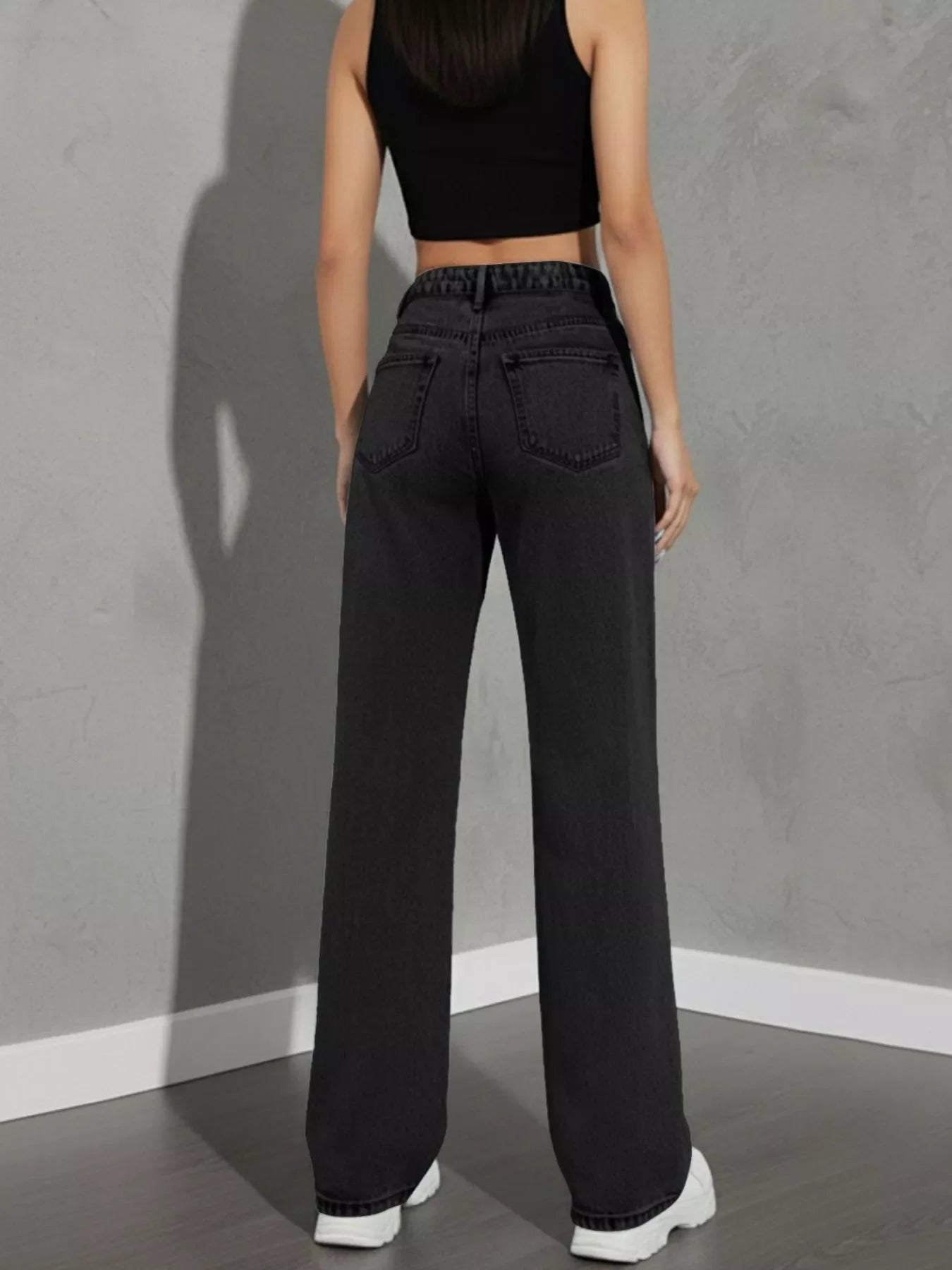 High Waist Wide Leg Jeans