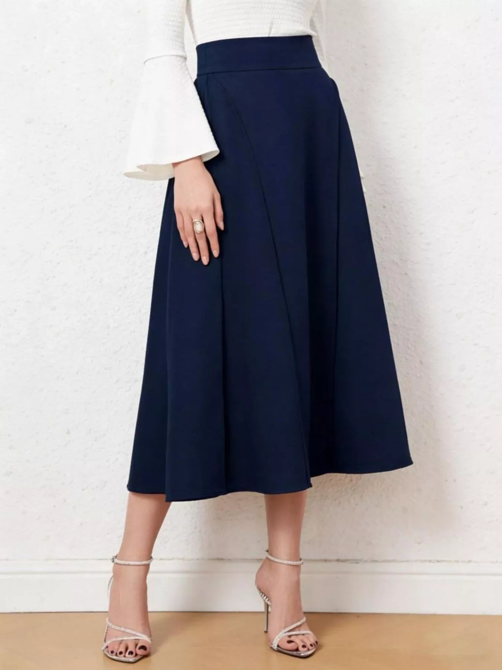 A-Line Midi Skirt