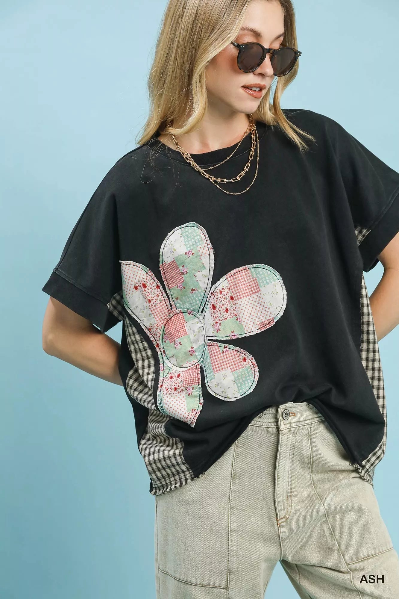 Umgee Mineral Wash French Terry Top