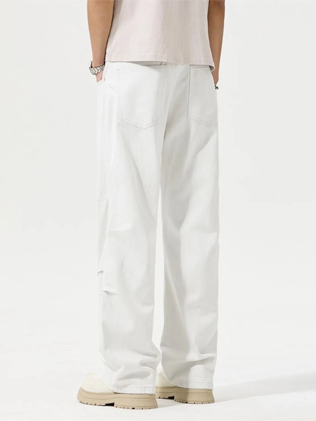 Men's Full Size Wide Leg Jeans Plus Size