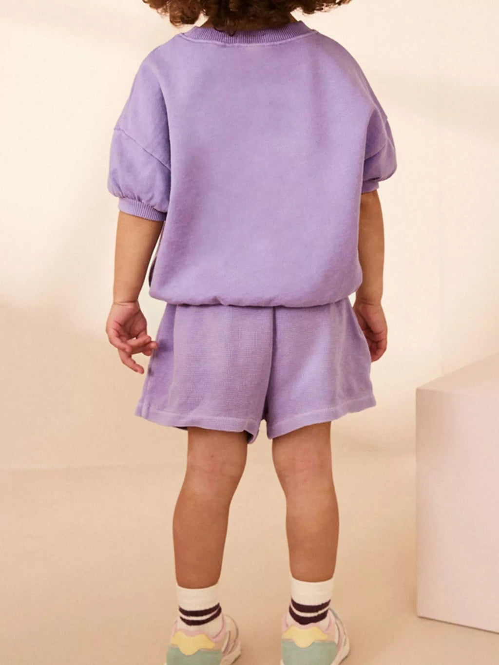 Children's Bunny Half Sleeve Top and Shorts Set