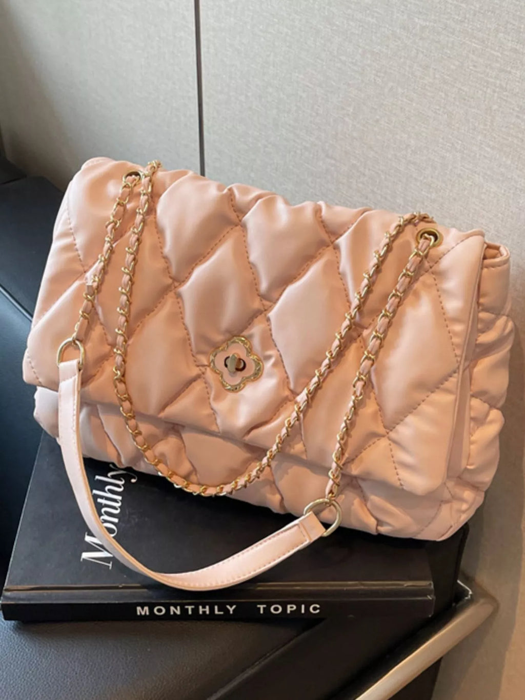 Quilted Chain Shoulder Bag