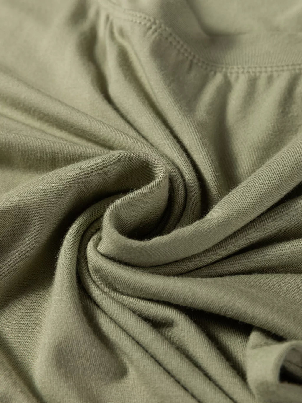 Solid Color Long Sleeve Fitted Top