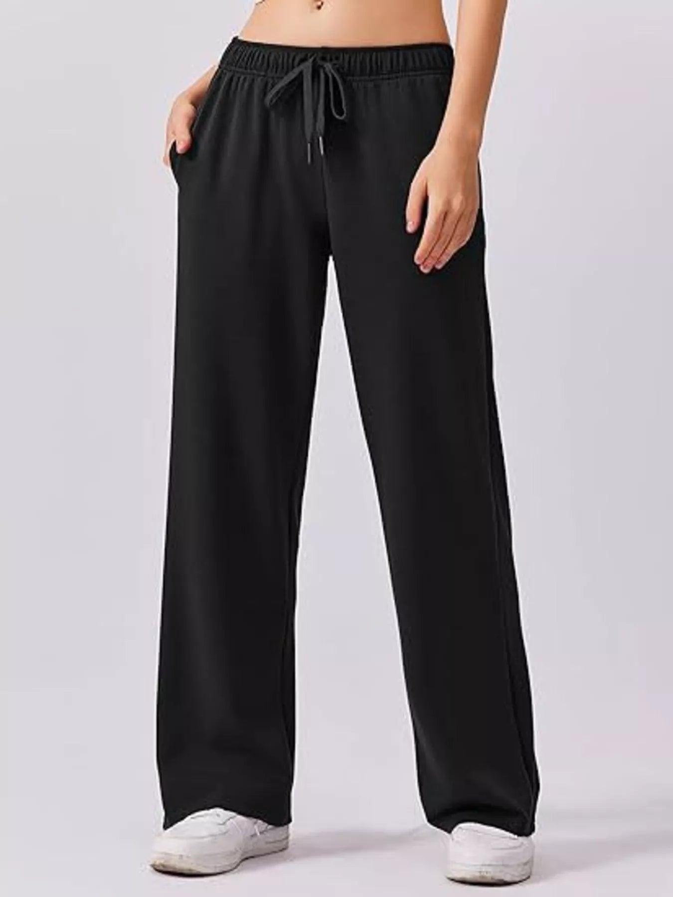 Relaxed Fit Quarter-Zip Top and Pants Set