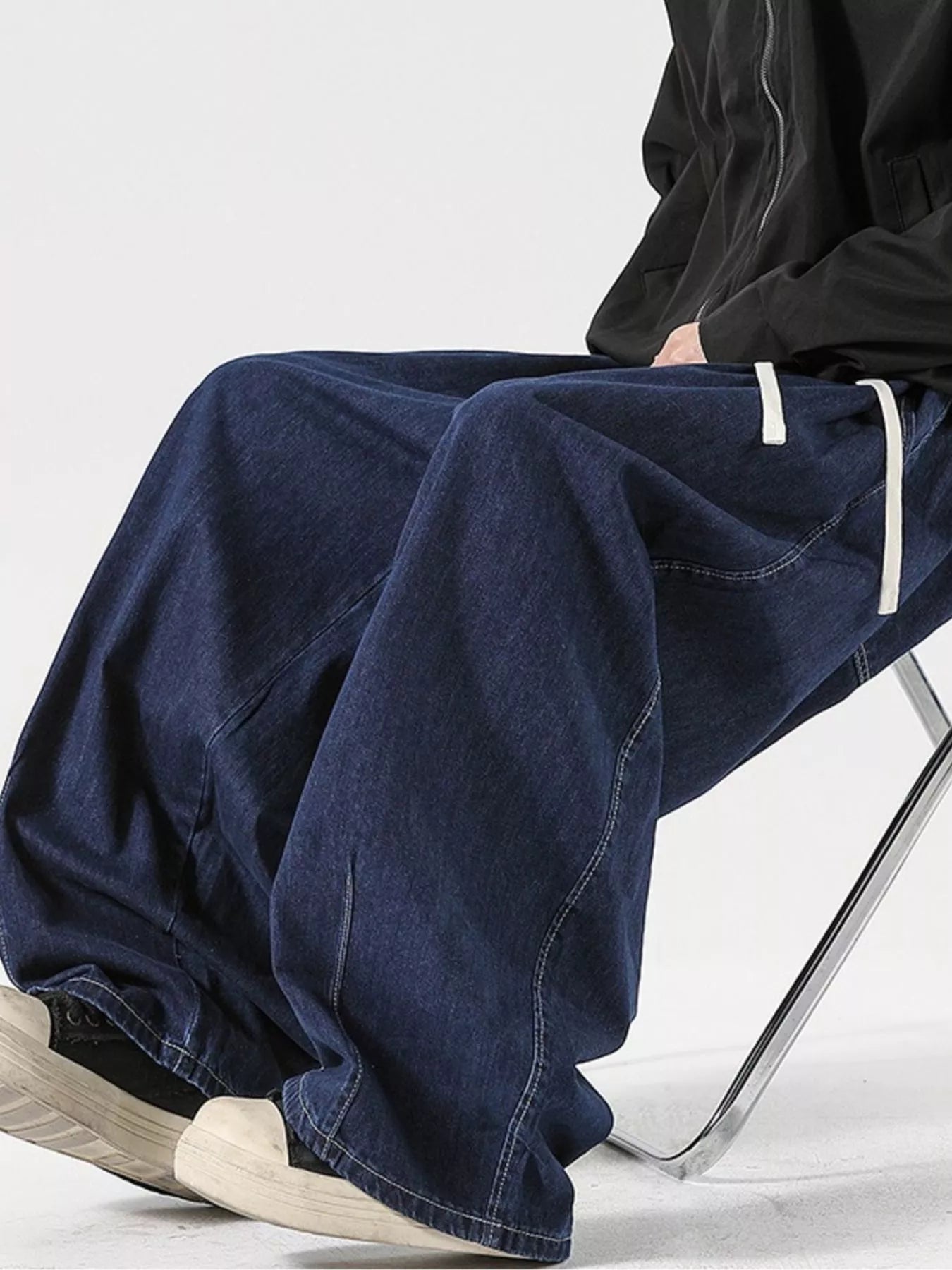 Men's Drawstring Loose Fit Jeans