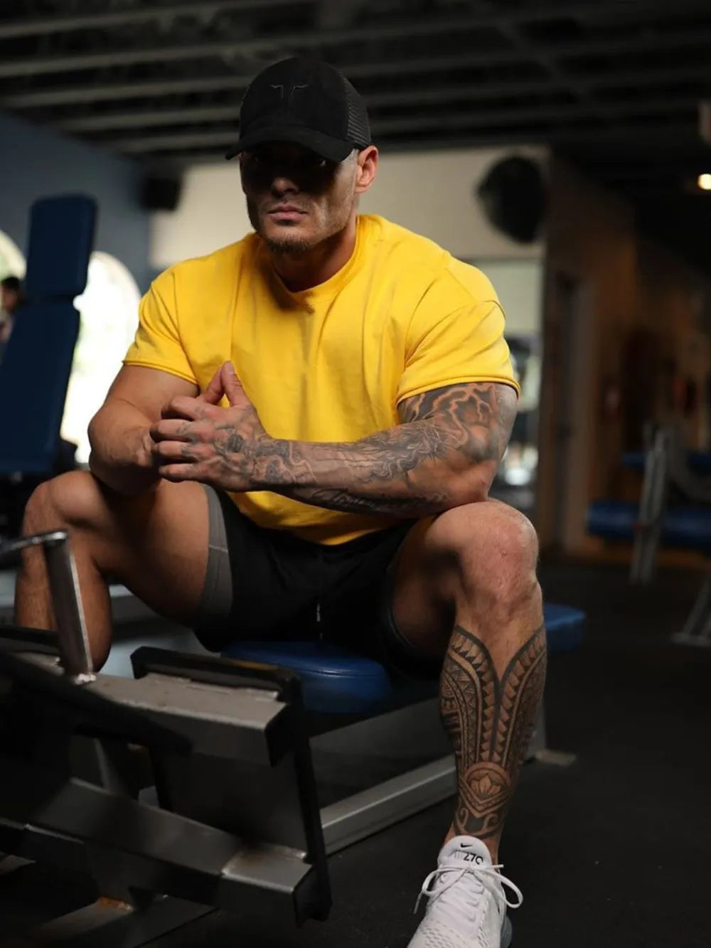 Men's Plus Size Round Neck Half Sleeve T-Shirt