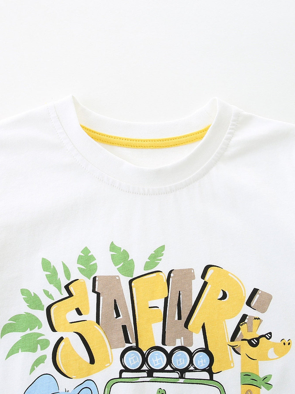 Children's Animal Graphic Round Neck Tee