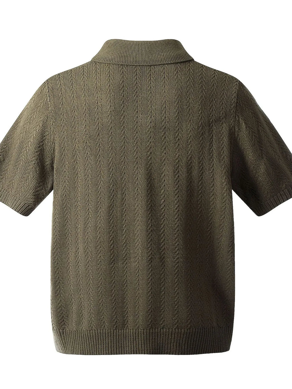 Men's Button Detail Short Sleeve Polo