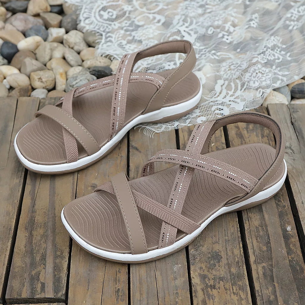 Elastic Strap Comfort Sandals