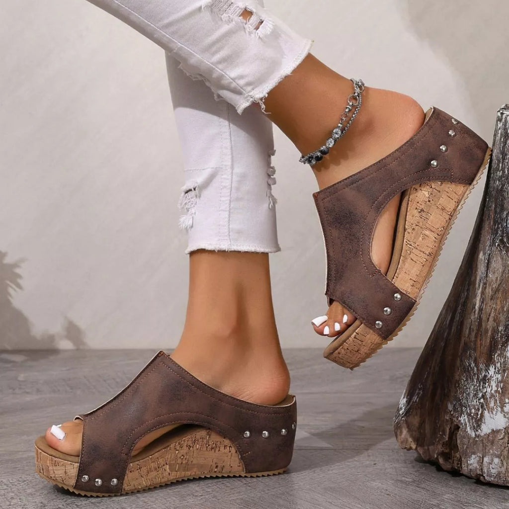 Open Toe Wedge Sandals