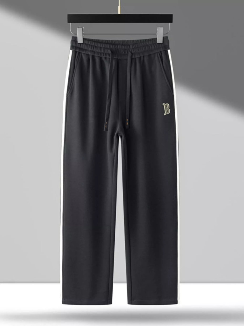 Men's Side Striped Casual Drawstring Pants