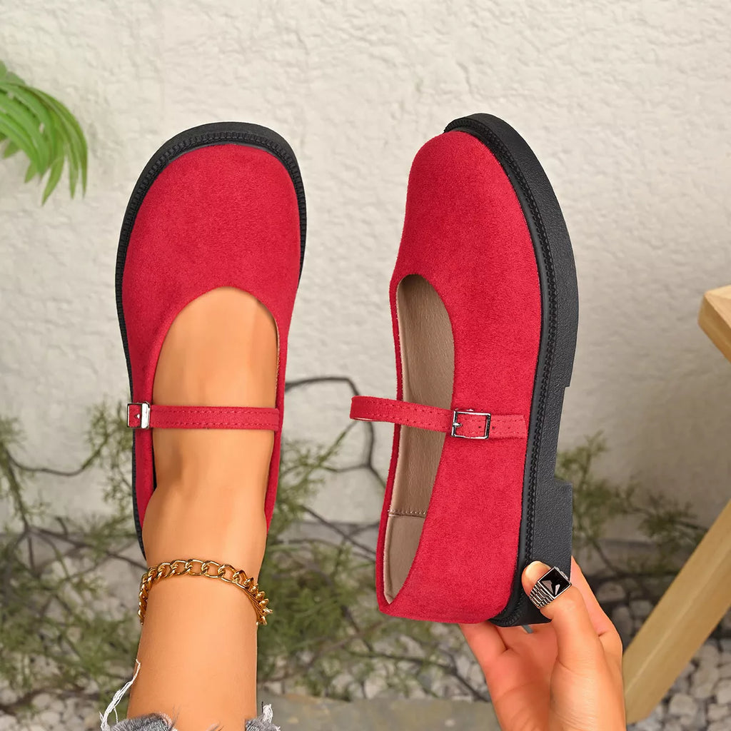 Round Toe Slip-Ons