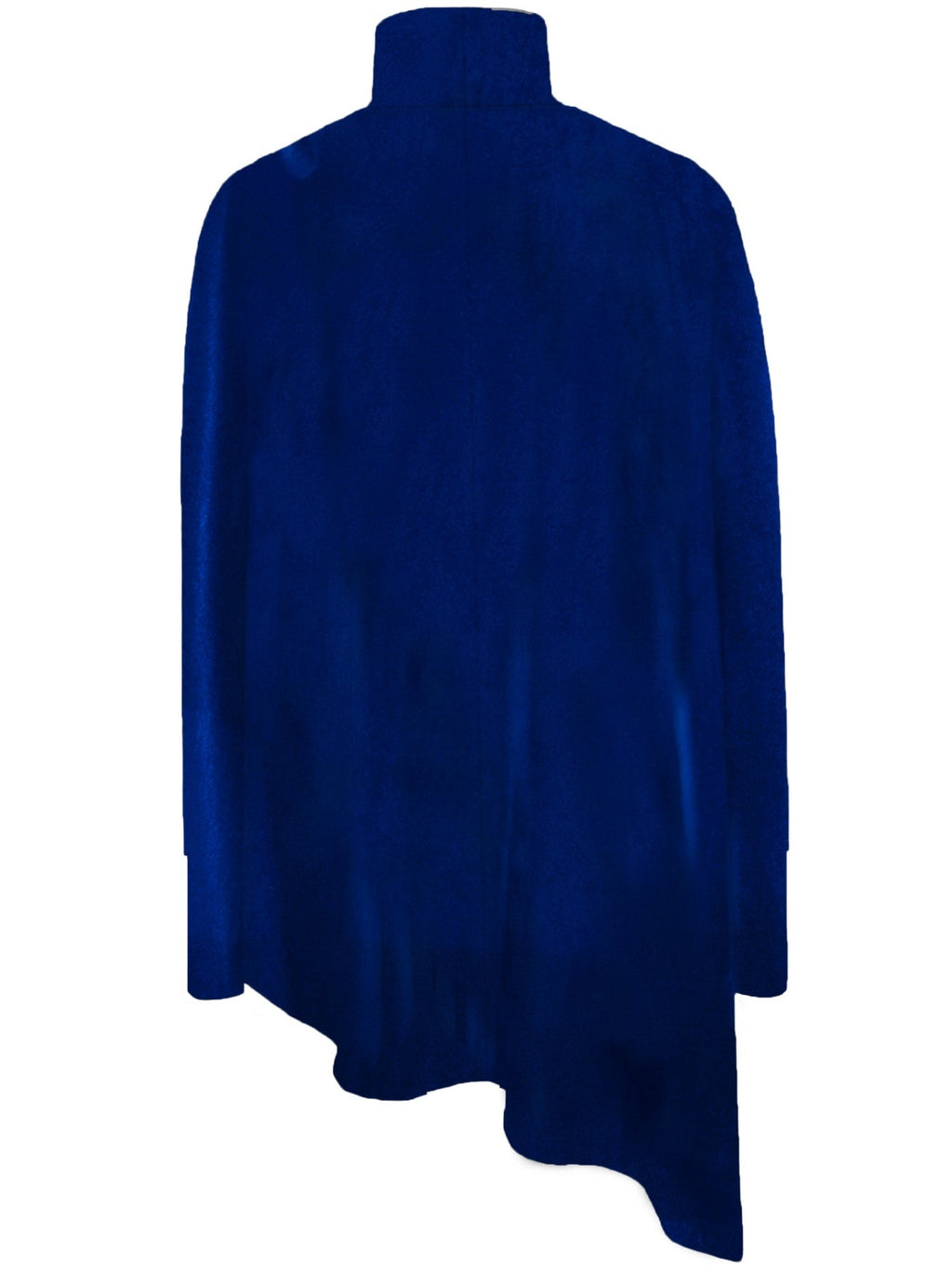 Elegant Turtleneck Asymmetric Hem Top
