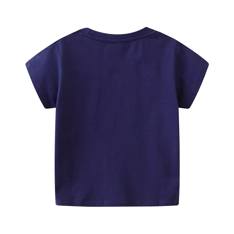 Children's Dinosaur Print Short Sleeve T-Shirt