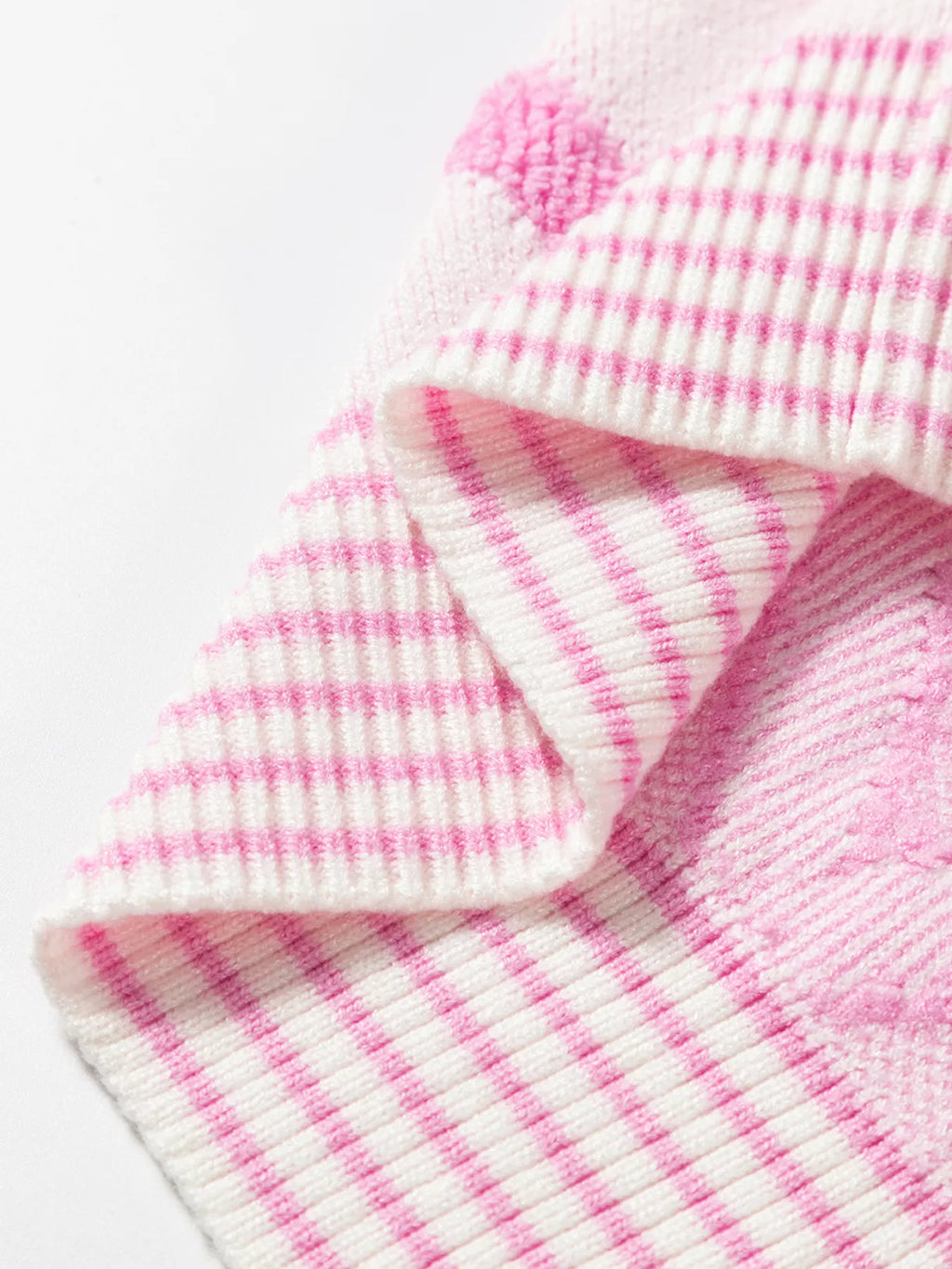 Rhombus Pattern Knit Open Front Pocketed Cardigans