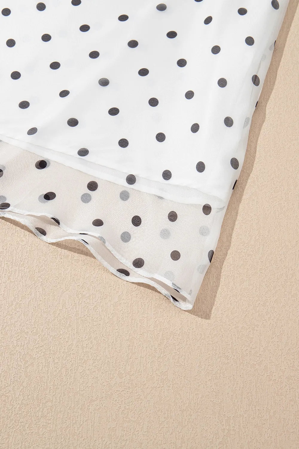 Polka Dot Ruffle Sleeve Smocked Midi Dress