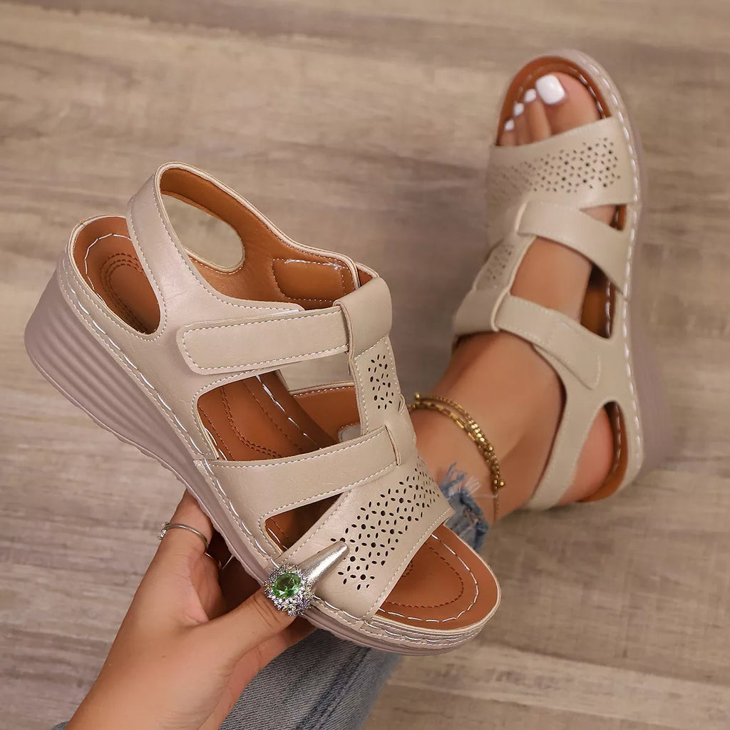 Open Toe Wedge Sandals