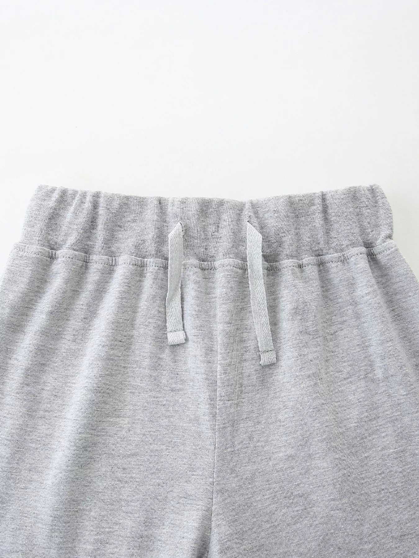 Children's Graphic Round Neck Tee and Shorts Set