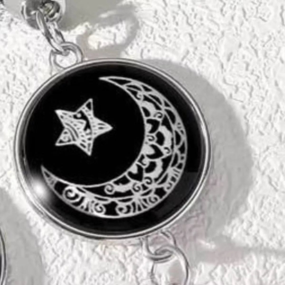 2-Piece Glow-in-the-Dark Sun Moon Bracelet