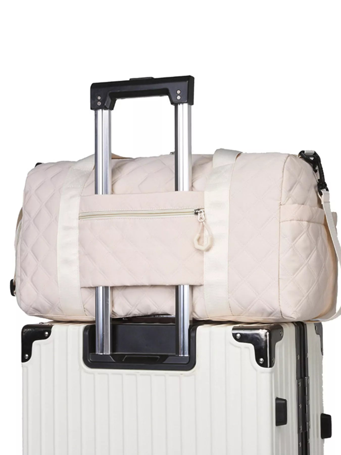 Quilted Oxford Cloth Travel Bag