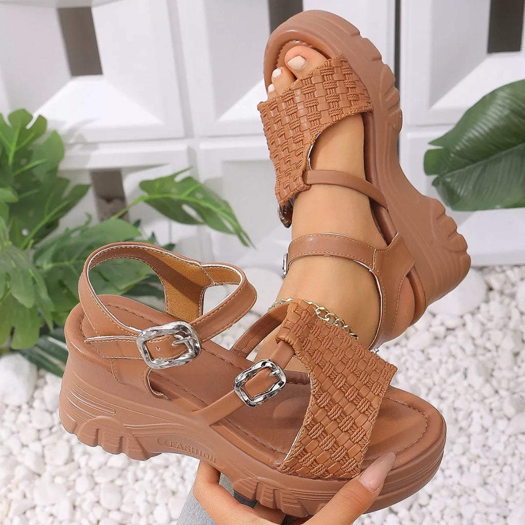 Open Toe Wedge Sandals