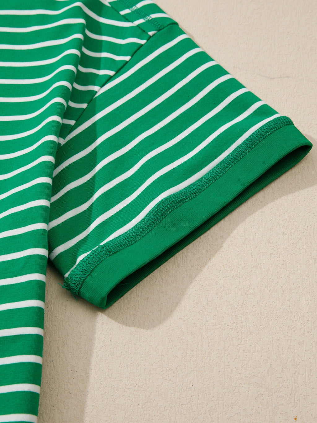 Striped Short Sleeve Relaxed-Fit T-Shirt