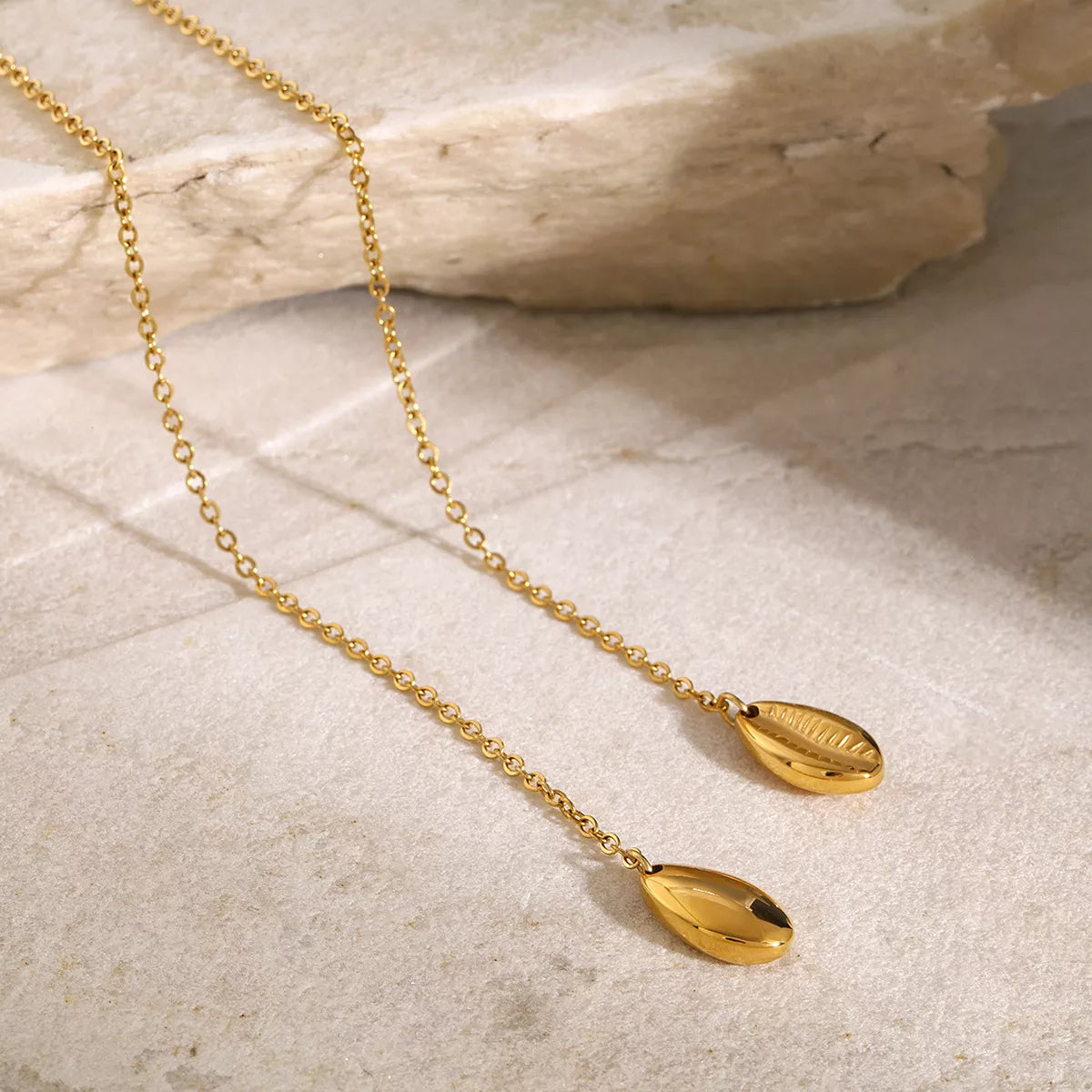 18K Gold-Plated Y-Shaped Necklace