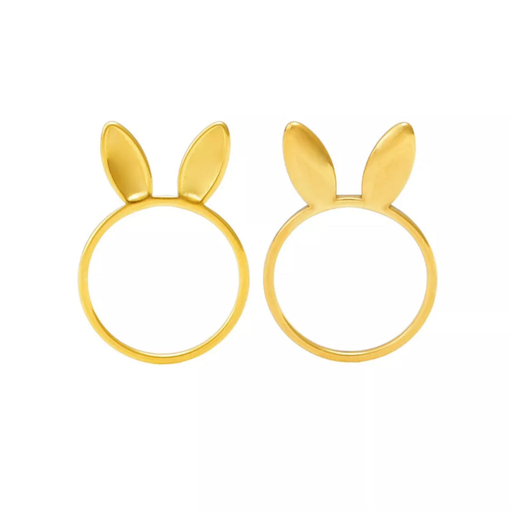 18K Gold-Plated Bunny Ear Ring