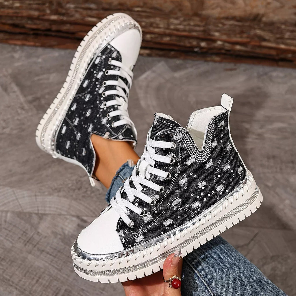 Lace Up Platform Sneakers