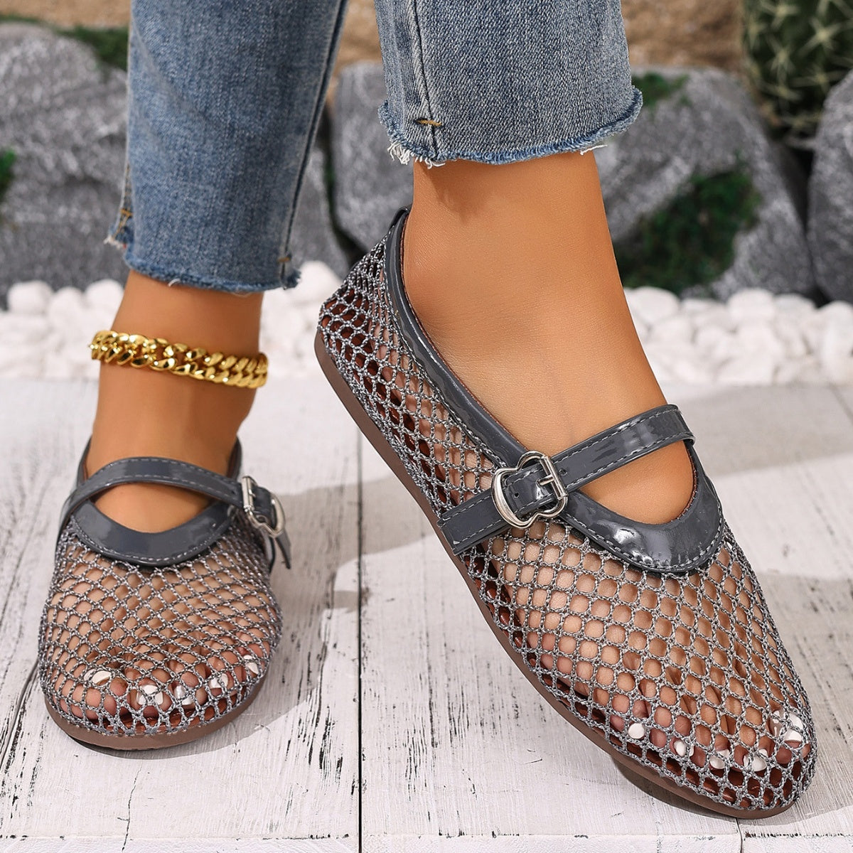 Round Toe Slip-Ons