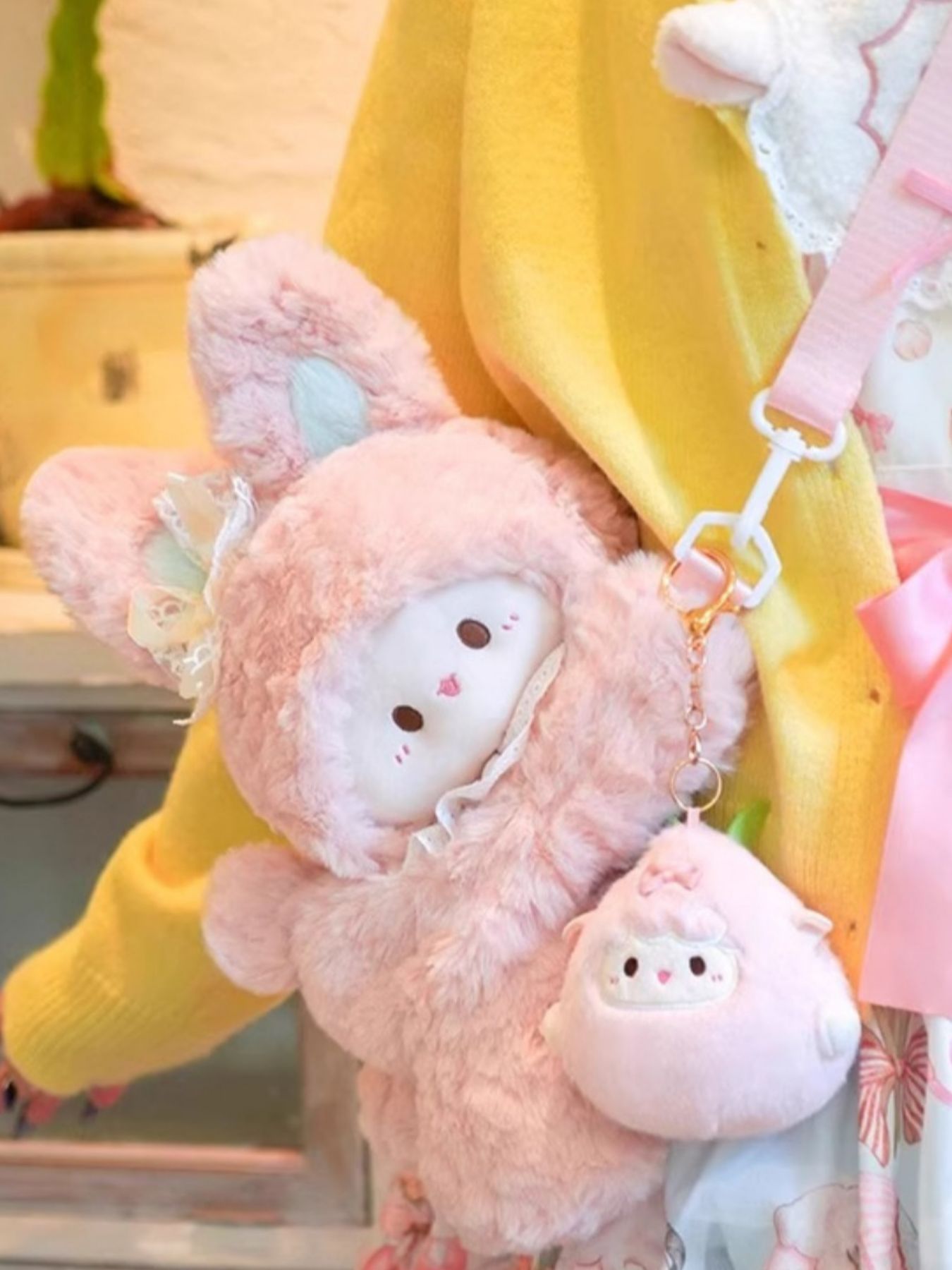 Plush Bunny Backpack Bag