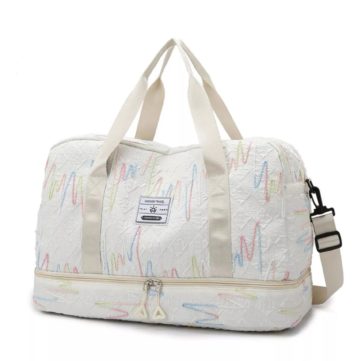 Textured Duffel Bag