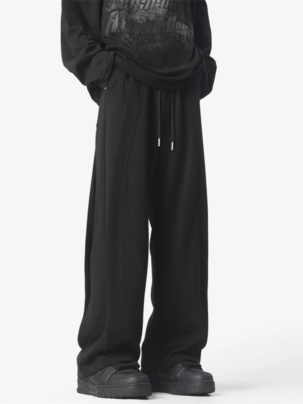 Men's Full Size Loose Fit Drawstring Pants Plus Size
