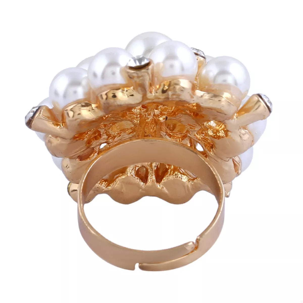 Pearl Cluster Ring