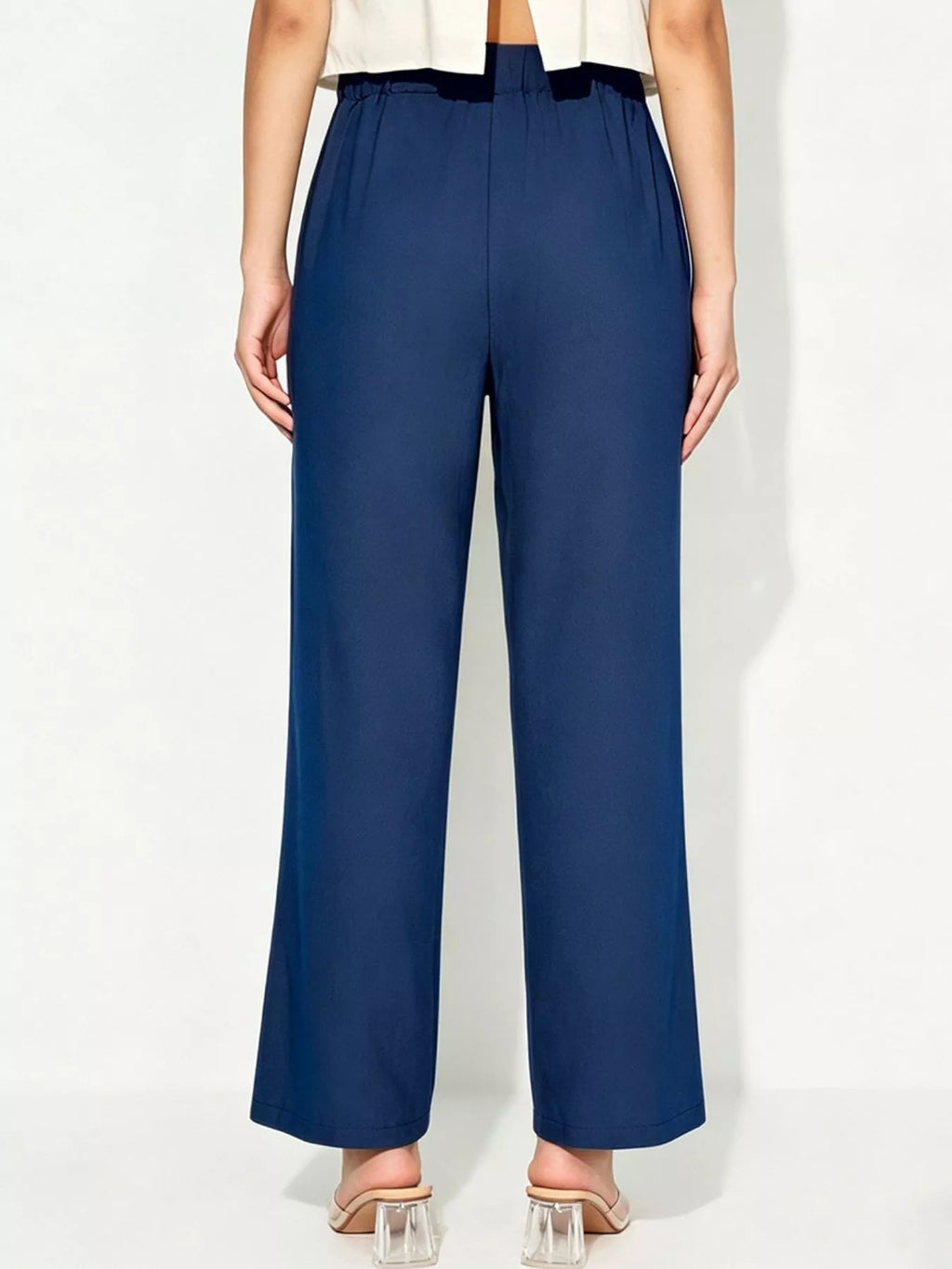 Tied Wide Leg Pants