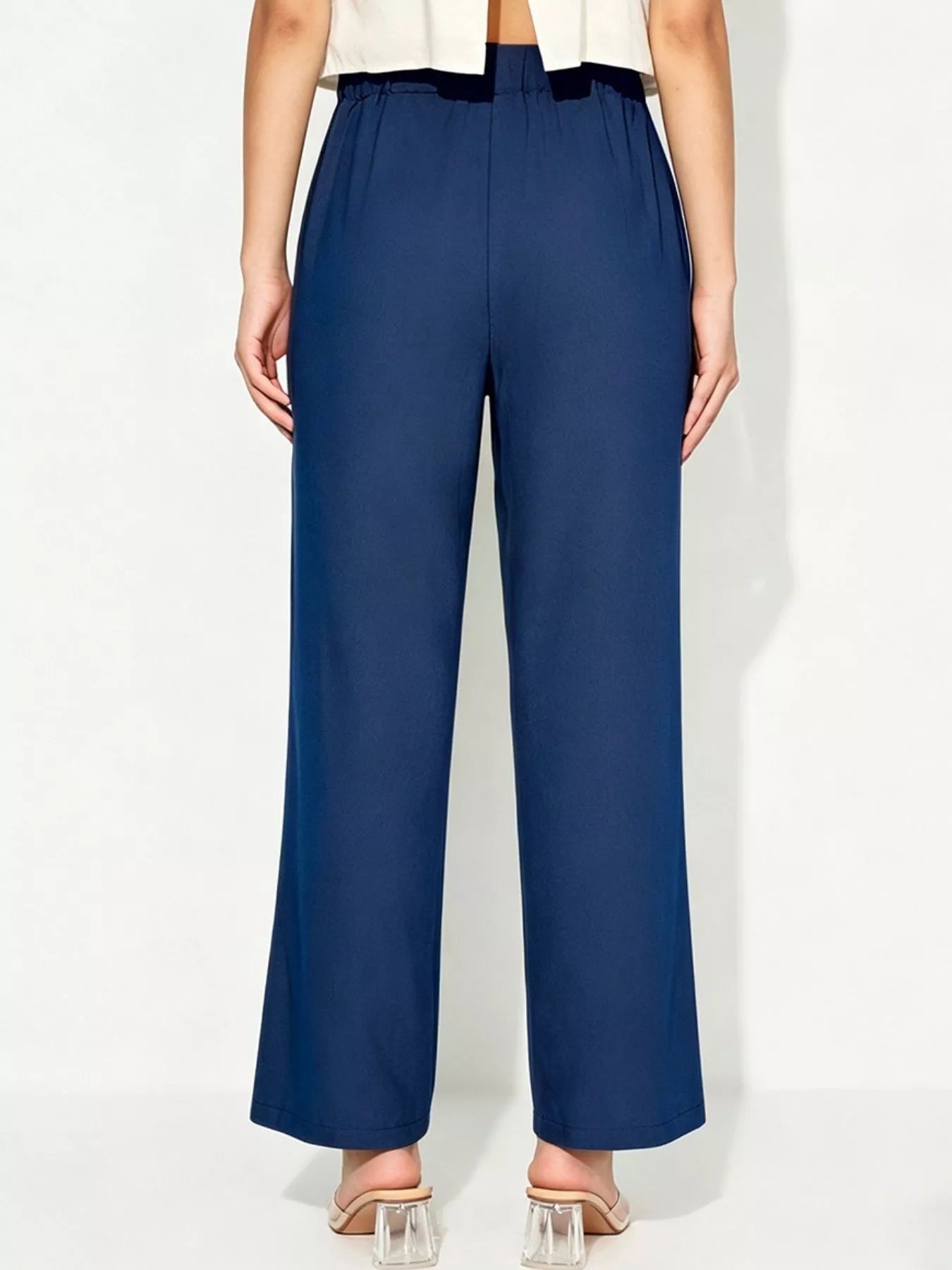 Tied Wide Leg Pants