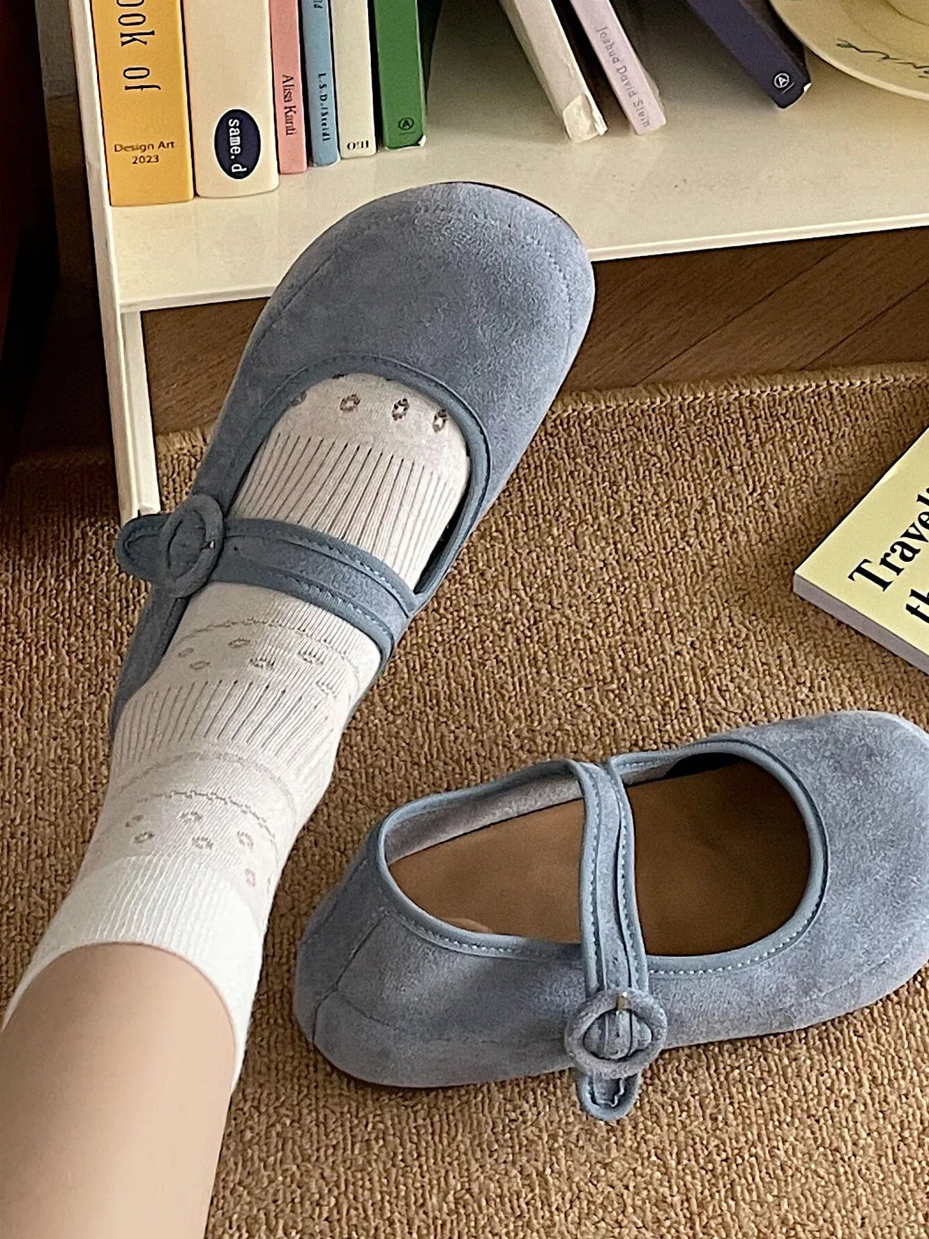 Round Toe Flat Slip-Ons